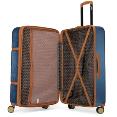 Badgley Mischka Grace 3pc Expandable Hardside Spinner Retro Luggage Set