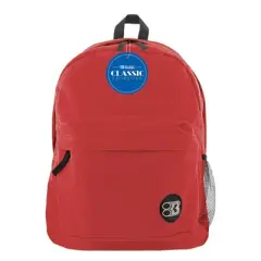 BAZIC Products&reg; Classic Backpack 17" Red, Pack of 2