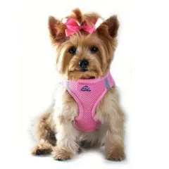 American River Solid Ultra Choke Free Dog Harness - Candy Pink