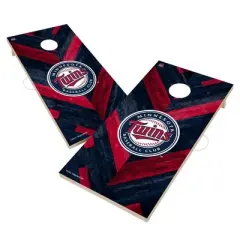 MLB Minnesota Twins 2'x4' Solid Wood Cornhole Board