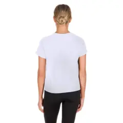 MLB New York Yankees Women's White Front Knot T-Shirt