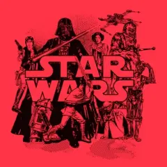 Men's Star Wars Retro Favorites Collage T-Shirt