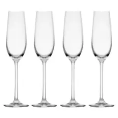 Lifetime Brands Mikasa 8.25 oz Clear Glass Lana Flute Glass