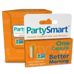 Himalaya PartySmart For a Fun Night Out and a Better Morning After, 250 mg, 10 Capsules