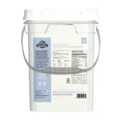 Augason Farms Country Fresh 100% Real Nonfat Milk Certified Gluten Free Emergency Bulk Food Storage 4-Gallon - 10lbs