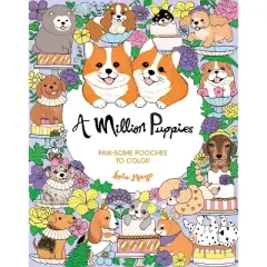 A Million Puppies - (Million Creatures to Color) by  Lulu Mayo (Paperback)