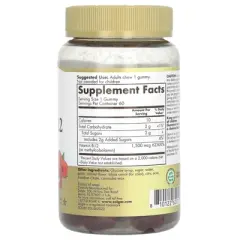 Solgar Ultra Potency Vitamin B12 Gummies, Raspberry, 1,500 mcg, 60 Gummies