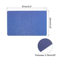 Unique Bargains Blank PVC Waterproof Bendable Printers Badges ID Card 20 Pcs