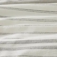 Alternating Pinstripe Duvet & Sham Set Gray/Cream - Hearth & Hand&trade; with Magnolia 