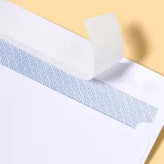 Press and Seal Security Envelopes 4" x 9.5" White - up&up&trade;