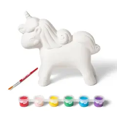 Paint-Your-Own Ceramic Unicorn Kit - Mondo Llama&trade;: Painting Kit with Brush & Paint, Ceramic Animal Craft for Ages 8+