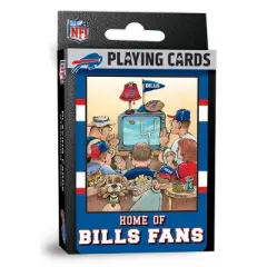 MasterPieces Officially Licensed NFL Buffalo Bills Fan Deck Playing Cards - 54 Card Deck