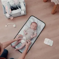 Portable Diaper Changing Pads for Newborn Girl & boy, Compact by Comfy Cubs