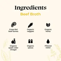 Kettle & Fire Gluten Free Beef Bone Broth - 32oz