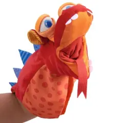 HABA Glove Puppet Eat-It-Up with Built in Belly Bag to Feed The Monster
