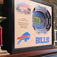 NFL Buffalo Bills 25-Layer StadiumViews 3D Wall Art