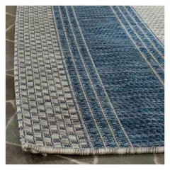 Clara Outdoor Rug Gray/Navy - Safavieh