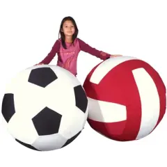 Sportime Giant Soccer Ball with Washable Cover, 40 Inches