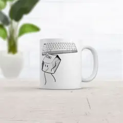 Crazy Dog Escape Key Mug Funny Computer Keyboard Graphic Coffee Cup-11oz