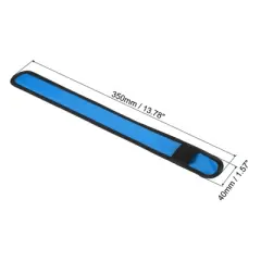 Unique Bargains Personal Reflectors for Wrist Ankle Night Run Cycling Safety LED Bracelet 4 Pcs L