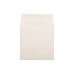 JAM Paper 6 x 6 Square Strathmore Invitation Envelopes Natural White Wove 191278