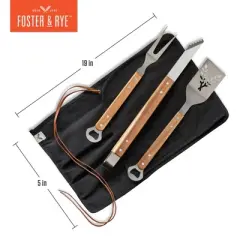 Grilling Tool Set by Foster & Rye&trade;
