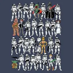 Boy's Star Wars Cute Sketches T-Shirt