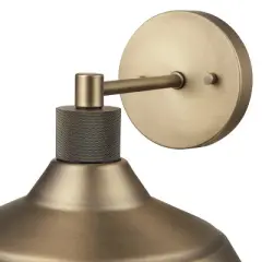 Globe Electric Sutton Matte Brass Outdoor Indoor Textured Wall Sconce