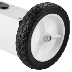 VEVOR 55Lbs Rolling Magnetic Sweeper with Wheels,Push-Type Magnetic Pick Up Sweeper, 24-inch Large Magnet Pickup Lawn Sweeper