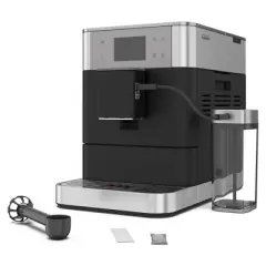 KitchenAid Fully Automatic Espresso Machine KF7 with Milk Attachment Cast Iron Black
