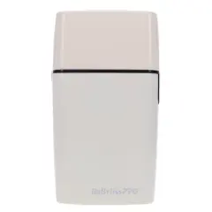 BaBylissPRO Cordless White Metal Double Foil Shaver