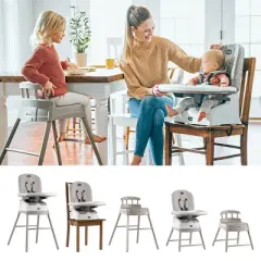 Chicco Stack Hi-Lo 6-in-1 Multi-Use High Chair - Sand