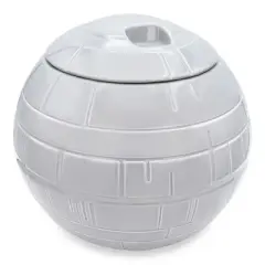 Ukonic Star Wars Death Star Ceramic Cookie Jar Container | 9.75 Inches Tall