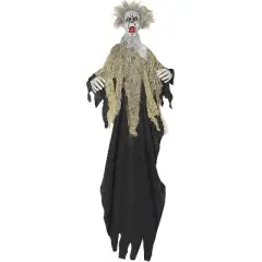 Sunstar Shaking Ghost Hanging Halloween Decoration -  - Black