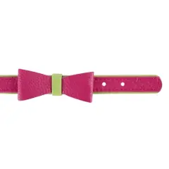 PoisePup &ndash; Luxury Pet Dog Bow Tie &ndash; Soft Premium Leather Bowtie for Small and Large Dogs - Candy Swirl