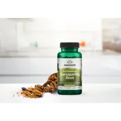 Swanson Herbal Supplements Full Spectrum Sarsaparilla Root 450 mg 60 Caps