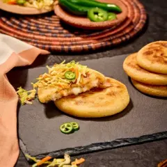 Del Real Foods Mini Pupusas Carnitas & Cheese - 16.8oz