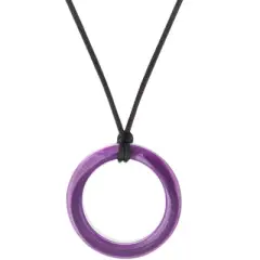 Chewigem Realm Chewable Ring Pendant, Purple