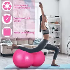 Toyzone World Exercise Peanut Yoga Ball Pink