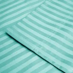 Premium 600-Thread Count Cotton Stripe 2-Piece Pillowcase Set by Blue Nile Mills