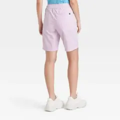 Houston White Adult Ribstop Windowpane Pull-On Shorts - Light Purple