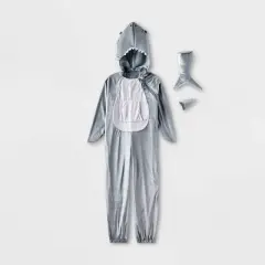 Kids' Shark Adaptive Halloween Costume Jumpsuit - Hyde and EEK! Boutique&trade; Gray