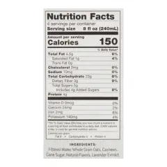 Elmhurst Vanilla Lavender Oat and Cashew Creamer 32 oz