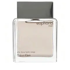 Euphoria Men By Calvin Klein Men Pepper, Ginger, Cedar, Sage, Black Basil, Suede, Brazilian Redwood, Patchouli Amber Aftershave 3.4 Oz