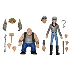 Teenage Mutant Ninja Turtles - Cartoon Tall Thug & Short Gangster 7" Action Figures 2pk