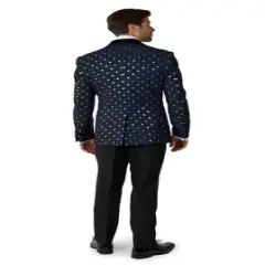 OppoSuits Men's Tuxedo - Goldy Dots - Blue