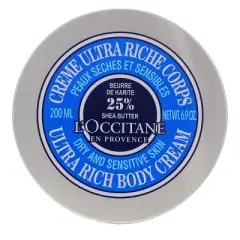 L'Occitane Moisturizing 25% Shea Butter Ultra-Rich Body Cream 6.9 oz