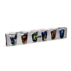 Silver Buffalo Star Wars Original Trilogy 1.5-Ounce Mini Shot Glasses | Set of 6