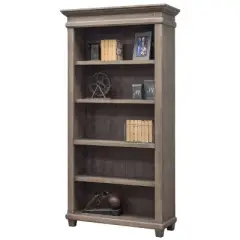 76" Carson Open Bookcase Brown - Martin Furniture