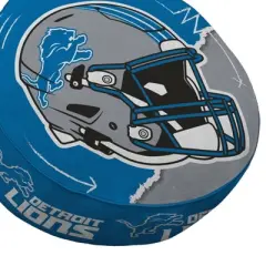 NFL Detroit Lions Split Helmet Circle Plushlete Pillow